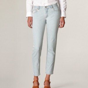 A.P.C Jean Etroit Court Blue Low Rise Straight Leg Jeans Size 29